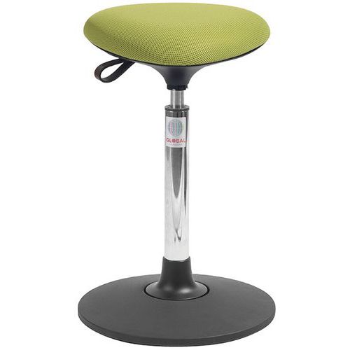 Tabouret Sway Vérin à Gaz Haut Assise Tria Tissu 3d Vert