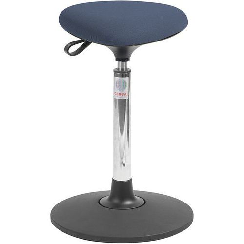 Tabouret Sway Vérin à Gaz Haut Assise Tria Cura Bleu