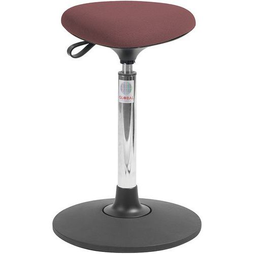 Tabouret Sway Vérin à Gaz Haut Assise Tria Cura Rouge