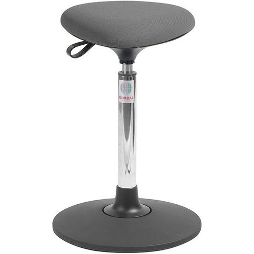 Tabouret Sway Vérin à Gaz Haut Assise Tria Cura Gris