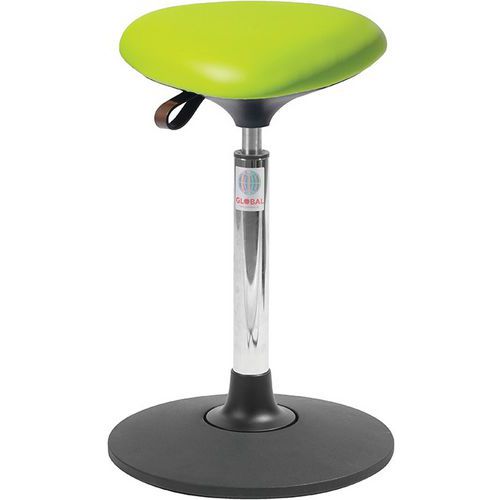 Tabouret Sway Assise Tria Imitation Cuir Vert