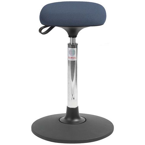 Tabouret Sway Vérin à Gaz Haut Assise Tetra Cura Bleu