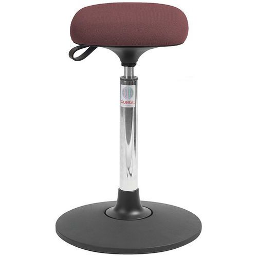 Tabouret Sway Vérin à Gaz Haut Assise Tetra Cura Rouge