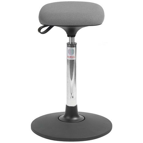 Tabouret Sway Vérin à Gaz Haut Assise Tetra Cura Gris