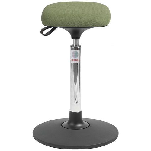 Tabouret Sway Vérin à Gaz Haut Assise Tetra Cura Jaunevert
