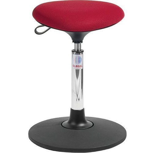 Tabouret Sway Assise Tria Tissu 3d Rouge