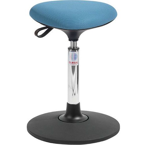 Tabouret Sway Assise Tria Tissu 3d Bleu Clair