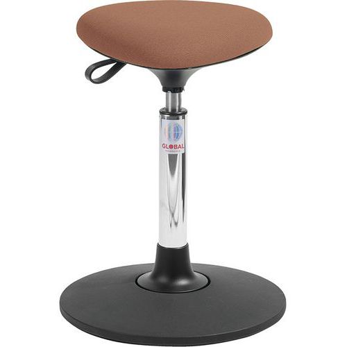 Tabouret Sway Vérin à Gaz Medium Assise Tria Cura Orange