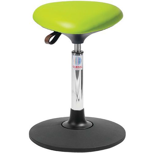 Tabouret Sway Assise Tria Imitation Cuir Vert