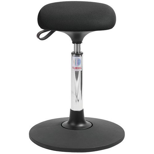 Tabouret Sway Assise Tetra Tissu 3d Noir
