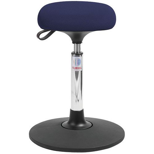 Tabouret Sway Assise Tetra Tissu 3d Bleu