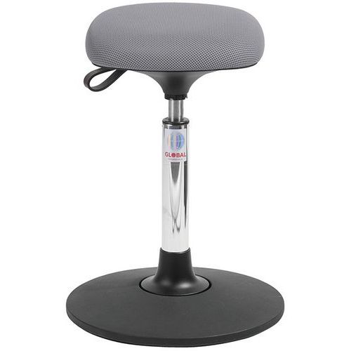 Tabouret Sway Assise Tetra Tissu 3d Gris