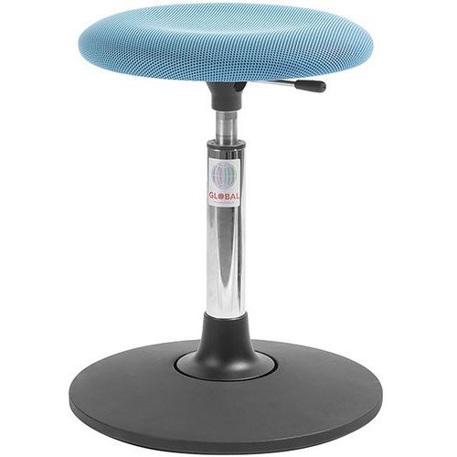 Tabouret Sway Assise Beta Tissu 3d Bleu Clair