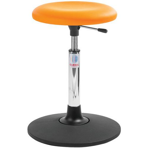 Tabouret Sway Assise Beta Imitation Cuir Orange