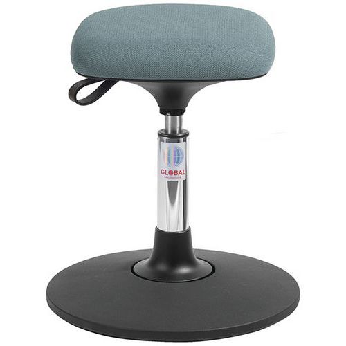 Tabouret Sway Vérin à Gaz Bas Assise Tetra Cura Grisvert