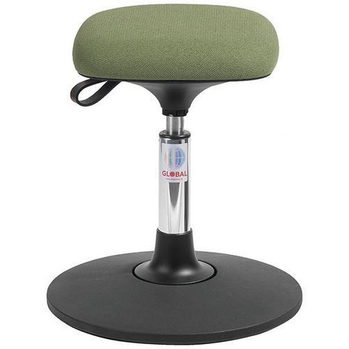 Tabouret Sway Vérin à Gaz Bas Assise Tetra Cura Jaunevert