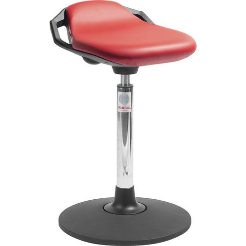 Sway Sièges Assis-debout Assise Space Imitation Cuir Rouge