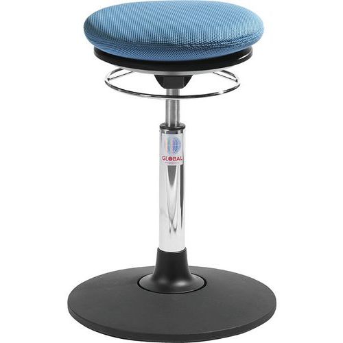 Sway Air Seat Assise Pilates Ã˜33 Cm 3d Tyg Bleu Clair