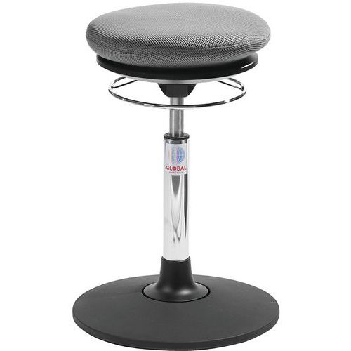 Sway Pilates Air Seat Assise Pilates Ã˜33 Cm 3d Tyg Gris