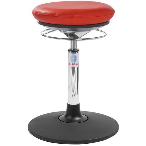 Sway Air Seat Assise Pilates Ø33 Cm Imitation Cuir Rouge