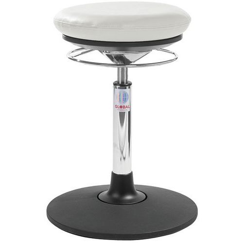 Sway Air Seat Assise Pilates Ø33 Cm Imitation Cuir Blanc