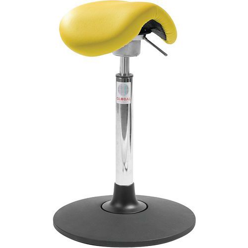 Sway Assise Selle Selle Mini Flexmatic Imitation Cuir Jaune