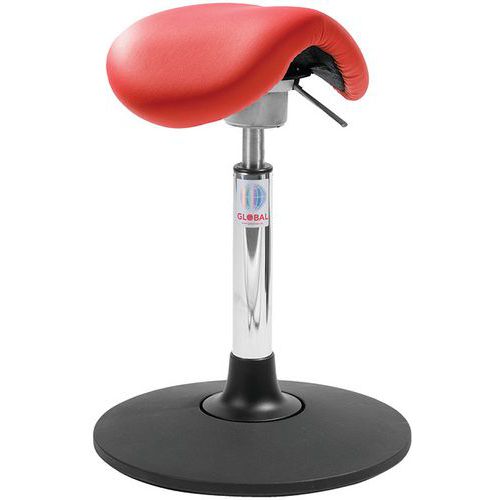 Sway Assise Selle Selle Mini Flexmatic Imitation Cuir Rouge