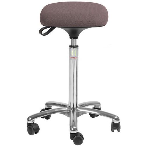 Tabouret Alu50 Assise Tetra Cura Rosa