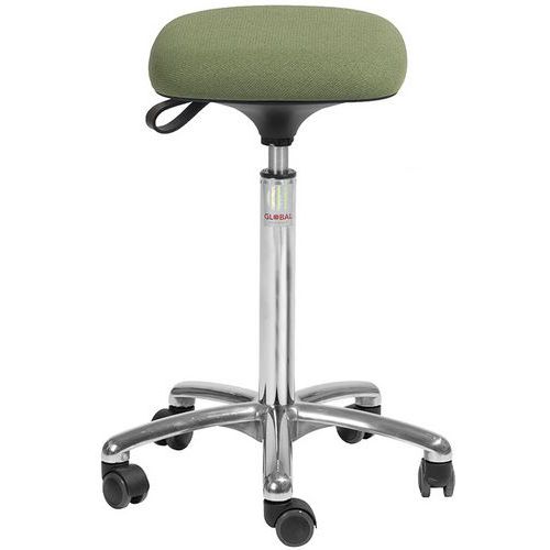 Tabouret Alu50 Assise Tetra Cura Jaunevert