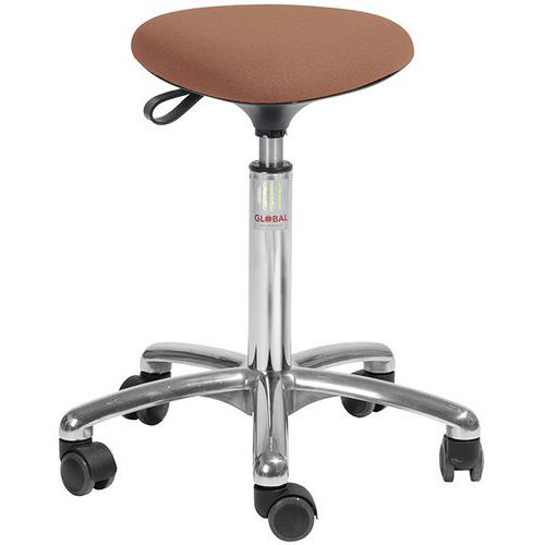 Tabouret Alu50 Assise Tria Cura Orange