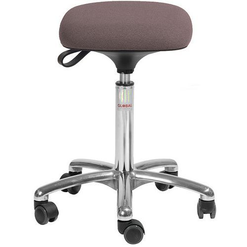 Tabouret Alu50 Assise Tetra Cura Rosa