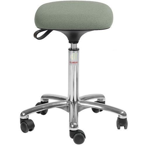 Tabouret Alu50 Assise Tetra Cura Vert