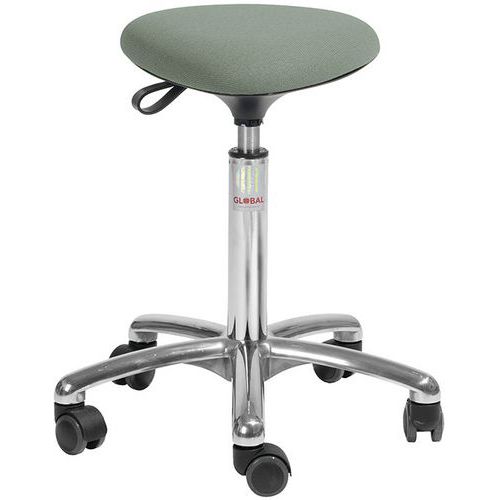 Tabouret Alu50 Assise Tria Cura Vert