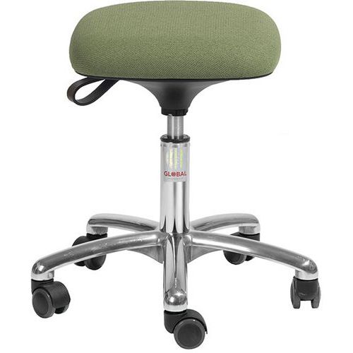 Tabouret Alu50 Assise Tetra Cura Jaunevert
