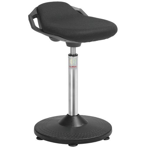 Tabouret Trumpet Assise Space Tissu 3d Noir
