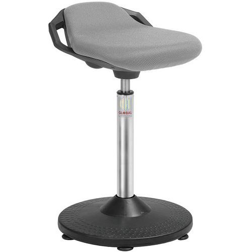 Tabouret Trumpet Assise Space Tissu 3d Gris