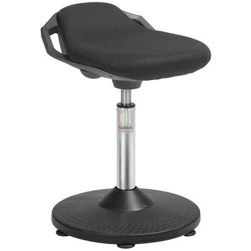 Tabouret Trumpet Assise Space Tissu 3d Noir