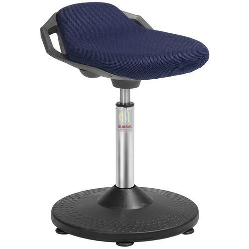 Tabouret Trumpet Assise Space Tissu 3d Bleu