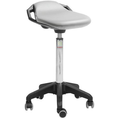 Octopus Tabouret Assise Space Imitation Cuir Gris