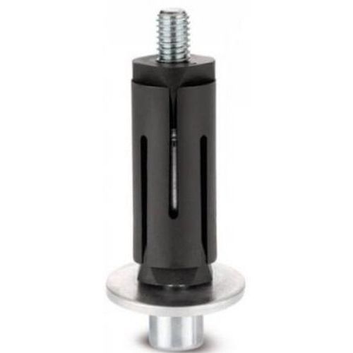 Tente - Tige expansible pour roulette fixe - Pour tubes ronds 24/27 mm - Filetage 10 mm