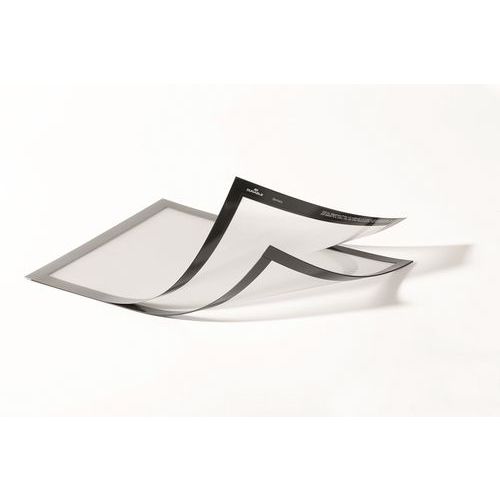 Durable 2 Cadre Magnétique DuraframeÂ® Magnetic Plus A4 - Sachet De 2 - Durable