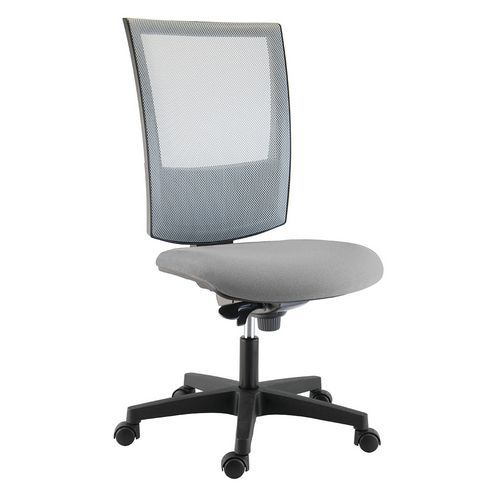 Chaise Kilima Dos Résille Gris Assise Tissu M1 Gris