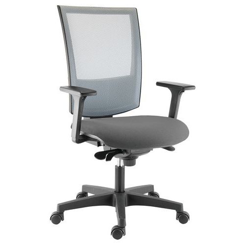 Fauteuil Acc.3d Kilima Dos Résil.gris Assise M1 Gris Moyen
