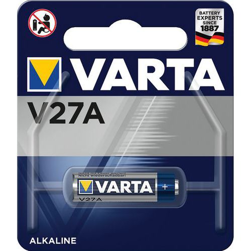 Pile Alcaline V27A - 12V - Varta Pile Alcaline V27A - 12V - Varta