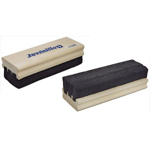 Juvenilia - Brosse à tableau en feutre support bois - Pour tableaux à craie - 14.8 cm - Nettoyage efficace