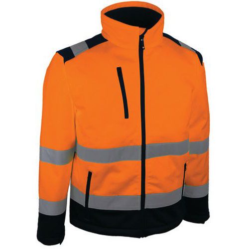 Veste à Haute Visibilité Fluo 2 En 1 Avec Manches Amovibles Taille M