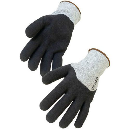 Gants Anticoupure De Protection Hdpe 3/4 Enduit Nitrile Taille 11