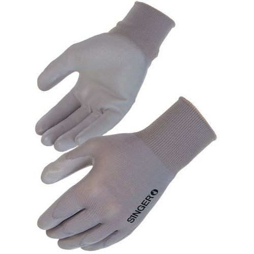 Gants De Manutention Pu Support En Polyamide Tricoté Jauge 13 T7