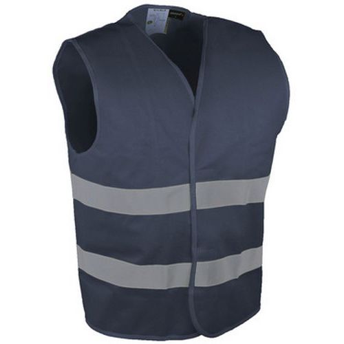 Gilet Bleu Avec Bandes Rétro-réfléchissantes Xl