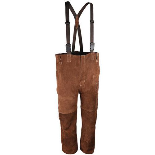 Pantalon De Travail Soudeur En Cuir à Bretelles Taille S Et M